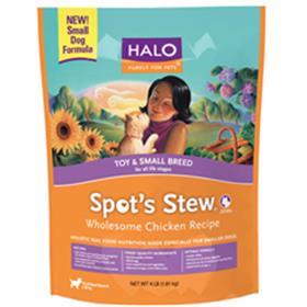 Halo Spots Stew Small Breed Wholesome Chicken Formula