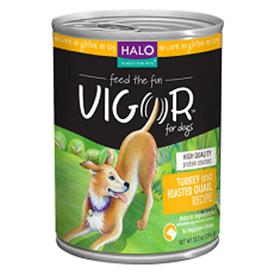 Halo Vigor Turkey Roasted Quail Canned Dog Food