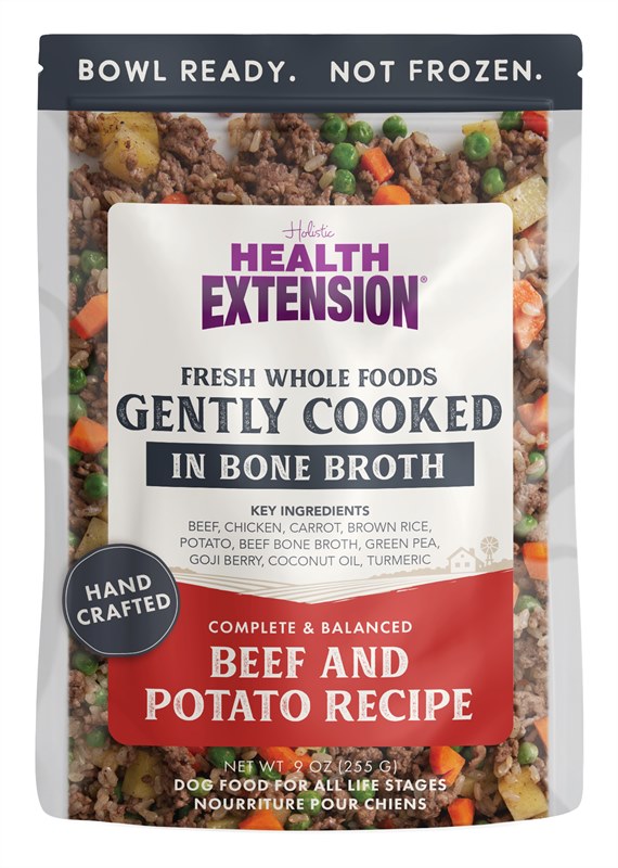 Health Extension Gently Cooked Beef Potato Recipe Wet Dog Food