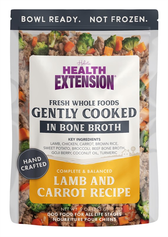 Health Extension Gently Cooked Lamb Carrot Recipe Wet Dog Food