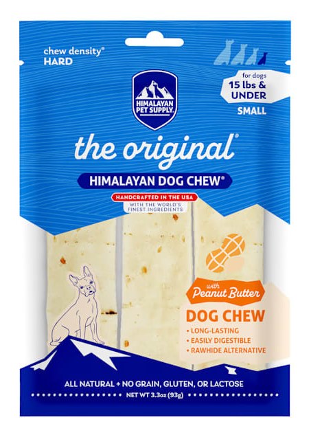 Himalayan Dog Chew Happy Teeth Peanut Butter Flavor