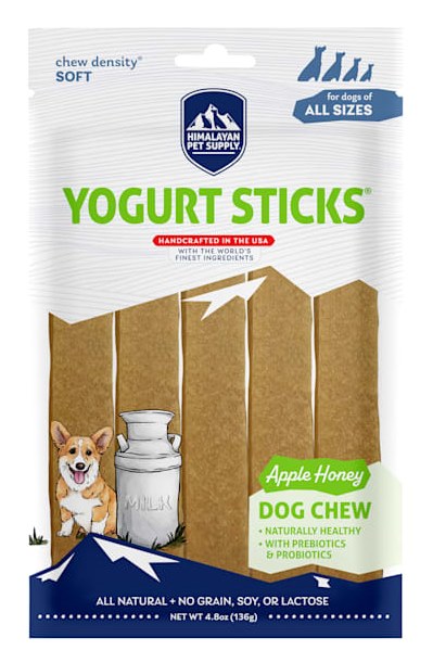 Himalayan Dog Treat Chew Yogurt Stick Apple Honey