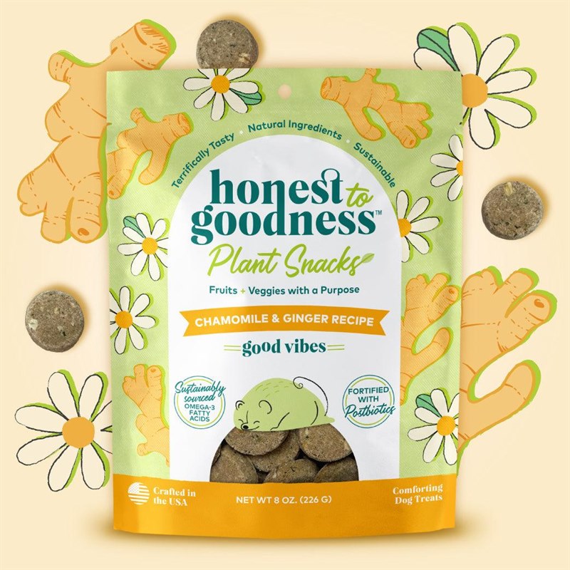 Honest To Goodness Good Vibes Chamomile and Ginger Recipe for Dogs