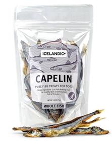 Icelandic Capelin Whole Fish Dog Treat