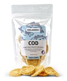 Icelandic Cod Fish Chips Dog Treat