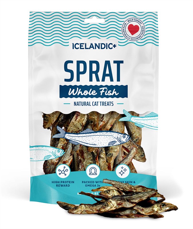 Icelandic Sprat Whole Fish Cat Treats