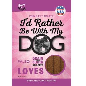 Id Rather be with My Dog Skin and Coat Health Paleo Treats