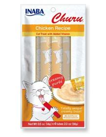 Inaba Churu Grain Free Chicken Puree Lickable Cat Treat