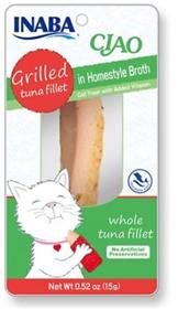 Inaba Ciao Grain Free Grilled Tuna Fillet in Homestyle Broth Cat Treat