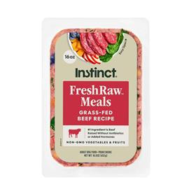 Instinct FreshRaw Meals Frozen Grass Fed Beef