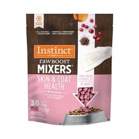 Instinct Frozen Raw Boost Mixers Grain Free Skin Coat Health Dog Food Topper