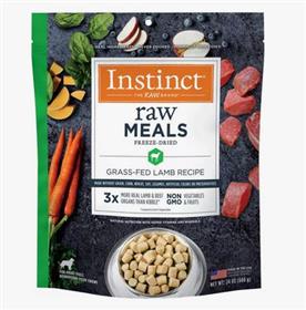 Instinct Raw Meals Grass Fed Lamb Grain Free Freeze Dried Dog Food