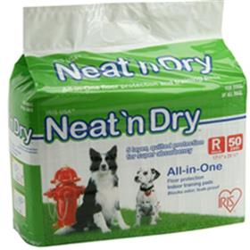 IRIS Neat n Dry Floor Protection and Training Pads 50ct Medium