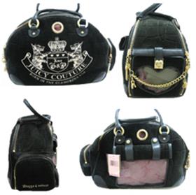 Juicy Couture Dog Carrier Purse Black