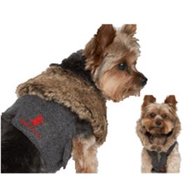 Juicy Couture Herringbone Dog Vest
