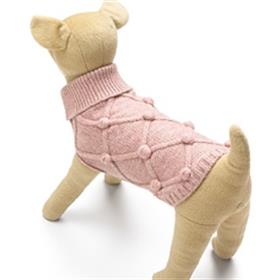 Juicy Couture Lattice Bobbles Dog Sweater