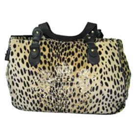 Juicy Couture Leopard Print Dog Carrier Purse