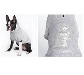 Juicy Couture Sequin Scottie Hooded Shirt