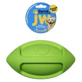 JW Pet iSqueak Funble Football Dog Toy