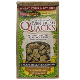 K9 Granola Factory Oven Fresh Quacks Bakers Reserve Cheddar