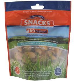 K9 Natural Freeze Dried Mussel Treats for Dogs