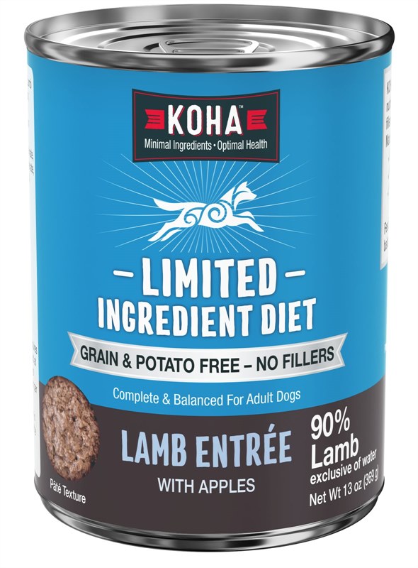 KOHA Grass Fed Lamb Entree Dog Food Can