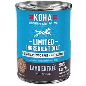  KOHA Grass Fed Lamb Entree Dog Food Can