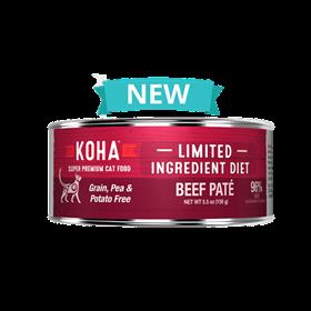 Koha Limited Ingredient Beef Pate Wet Cat Food