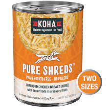 Koha Pure Shreds Shredded Chicken Breast Entree for Dogs