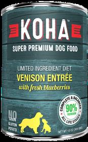 KOHA Venison Entree Dog Food Can