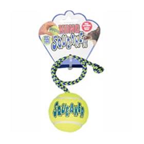 Kong AirDog Squeakair Ball with Rope