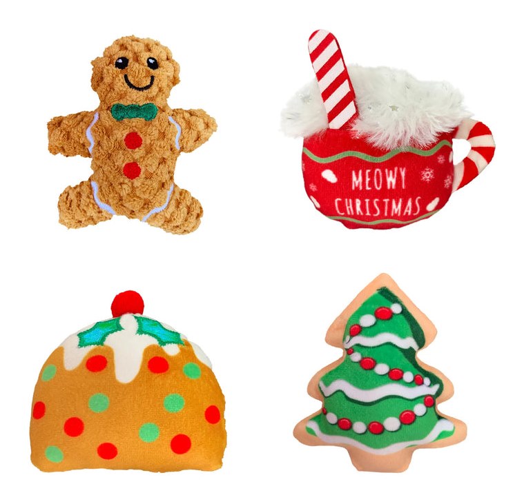 KONG Cat Holiday Scrattles Cafe Toys