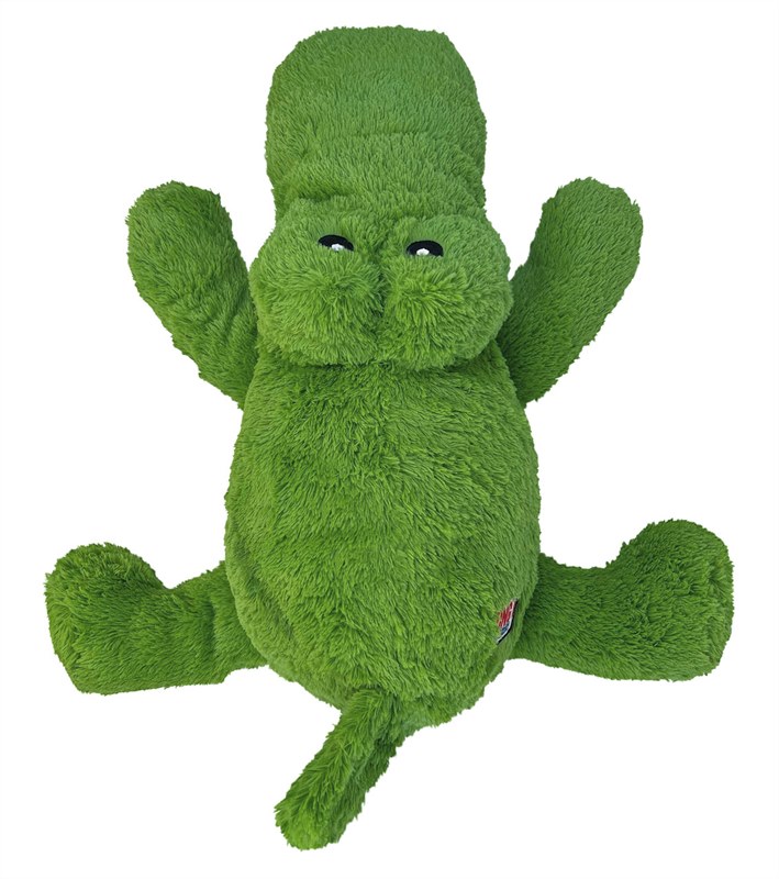 KONG Cozie Tuggz Alligator Dog Toy