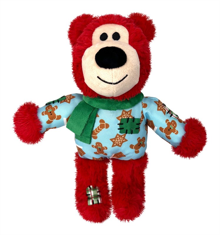 KONG Holiday Wild Knots Bear Assorted Dog Toy