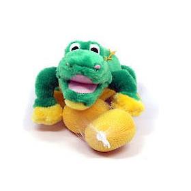 Kyjen Plush Alligator Egg Babies Dog Toy