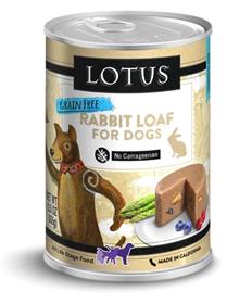 Lotus Canned Rabbit Loaf for Dogs