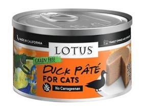 Lotus Duck Pate Grain Free Canned Cat Food