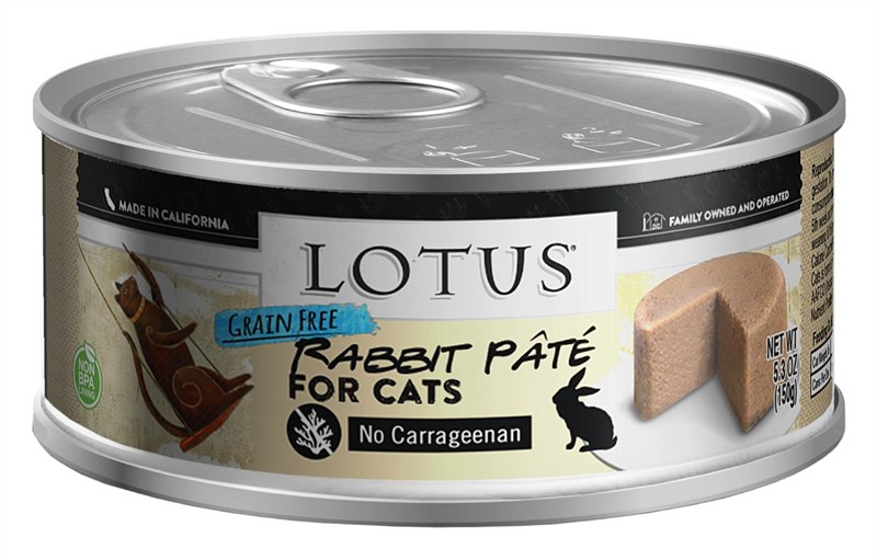 Lotus Grain Free Rabbit Pate Canned Cat Food