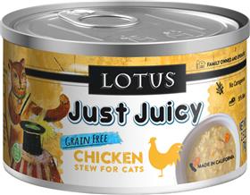Lotus Just Juicy Chicken Stew Grain Free Canned Cat Food