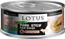 Lotus Pork Stew Grain Free Canned Dog Food