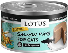 Lotus Salmon and Vegetable Pate Grain Free Canned Cat Food