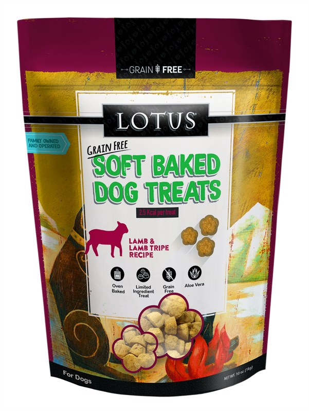 Lotus Soft Baked Grain Free Lamb and Lamb Tripe Treat