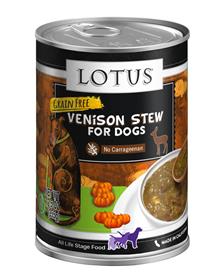 Lotus Venison Stew Grain Free Canned Dog Food