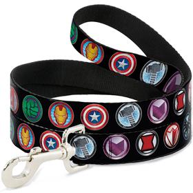 Marvel Dog Leash 9 Avenger Icons