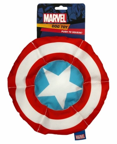 Marvel Dog Toy Rope Tennis Ball Captain America Shield
