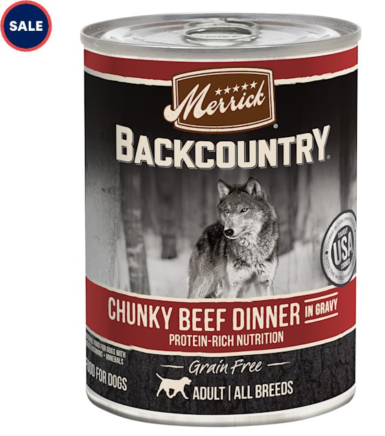 Merrick Backcountry Chunky Beef Can