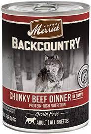 Merrick Backcountry Chunky Beef Can