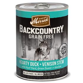 Merrick Backcountry Grain Free Hearty Duck and Venison Stew