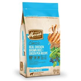 Merrick Classic Chicken Brown Rice and Green Pea Senior Formula