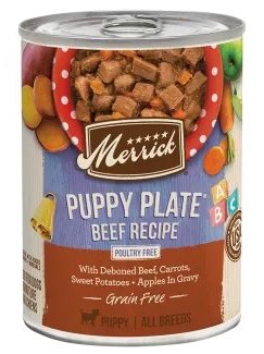 Merrick Classic Puppy Plate Real Texas Beef Recipe